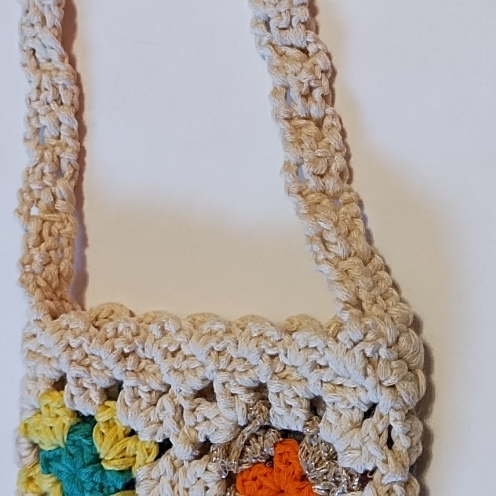 NWT Colorful Crochet Crossbody Bag - Picture 4 of 8